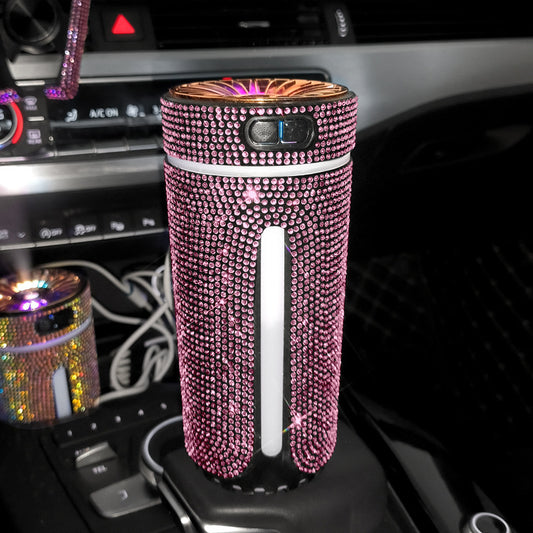 (LED)Luxury Diamond                   Car Humidifier/Diffuser/Air Freshener🔥🔥🔥🔥*Perfect Gift*